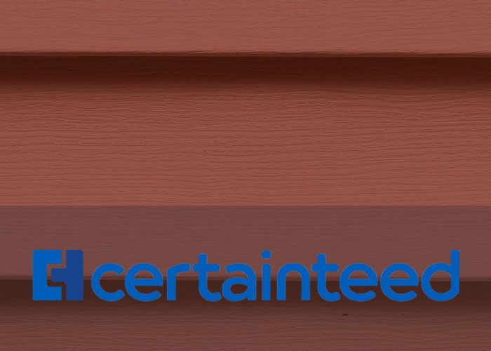Material color design in brand certainteed SIDING