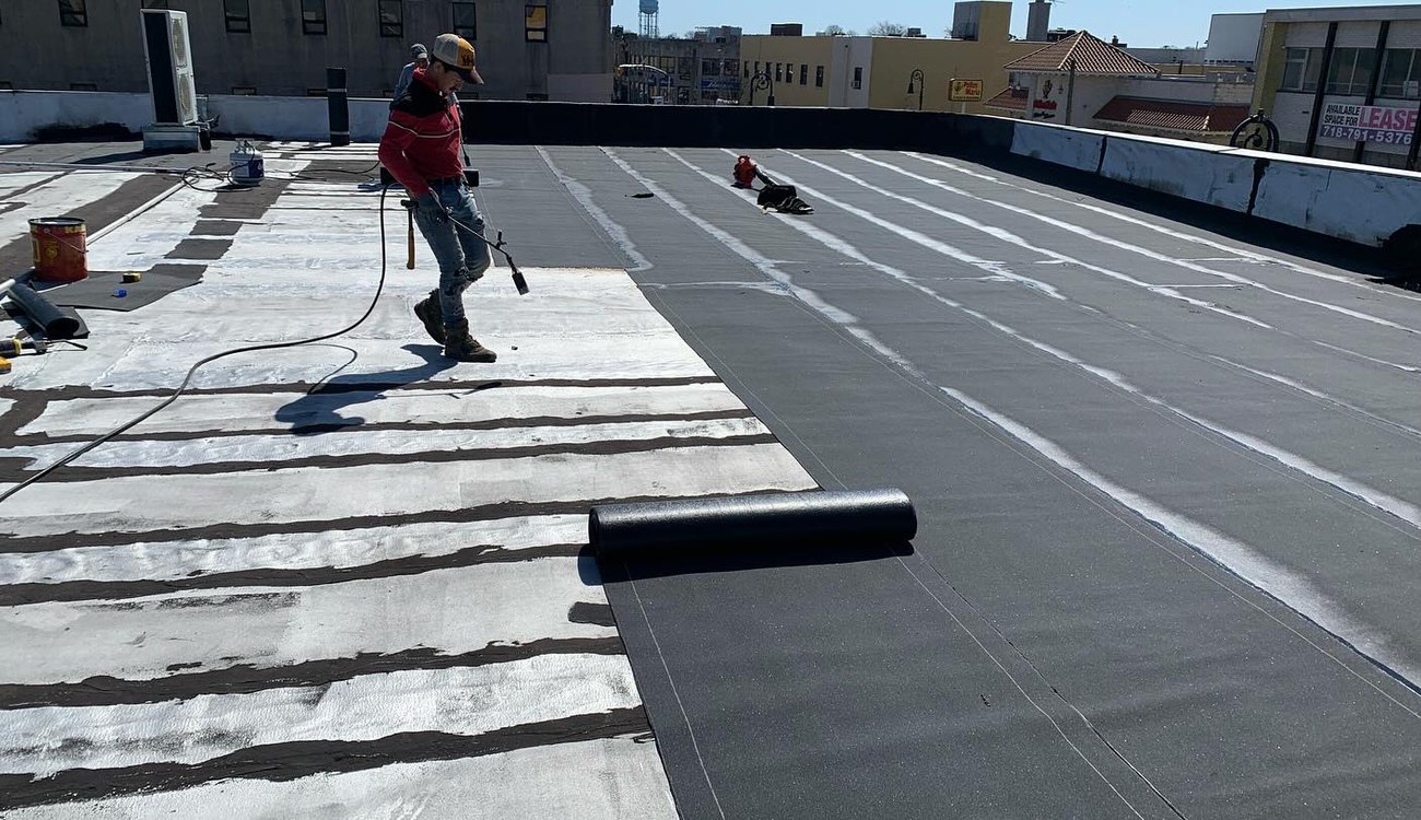 flat roof materials